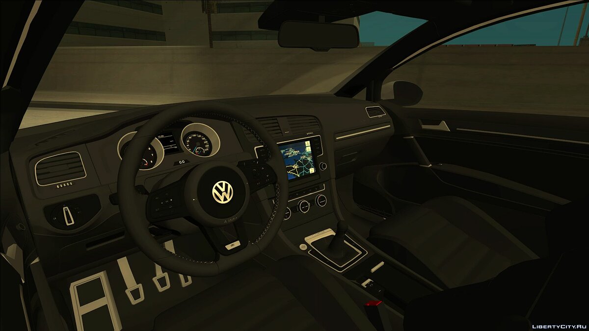 Download Volkswagen Golf R (with tuning) for GTA San Andreas
