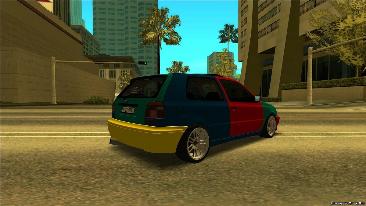 VW Golf Mk3 Harlequin Edition 1998 / GTA San Andreas