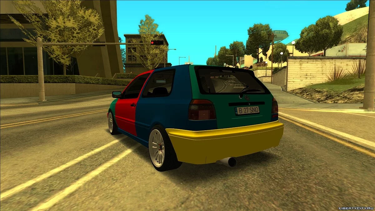 VW Golf Mk3 Harlequin Edition 1998 / GTA San Andreas