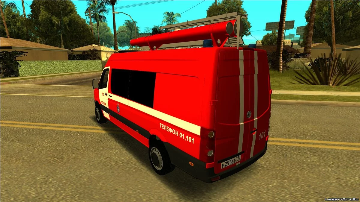 Volkswagen Crafter 2011 - PSC Moscow (203) / GTA San Andreas