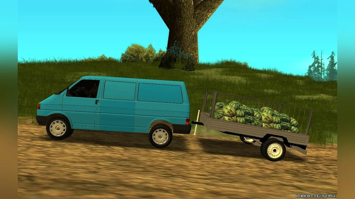 Volkswagen T4 + Reboque / GTA San Andreas
