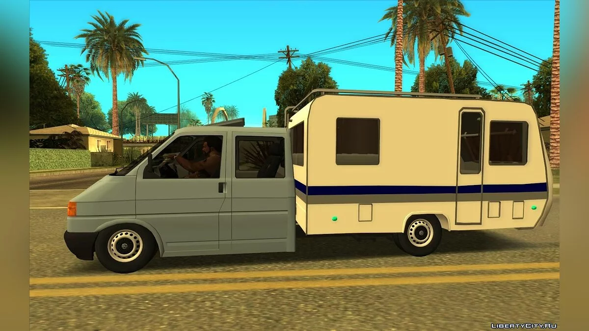 Тюнінг фургона Volkswagen T4 / GTA San Andreas