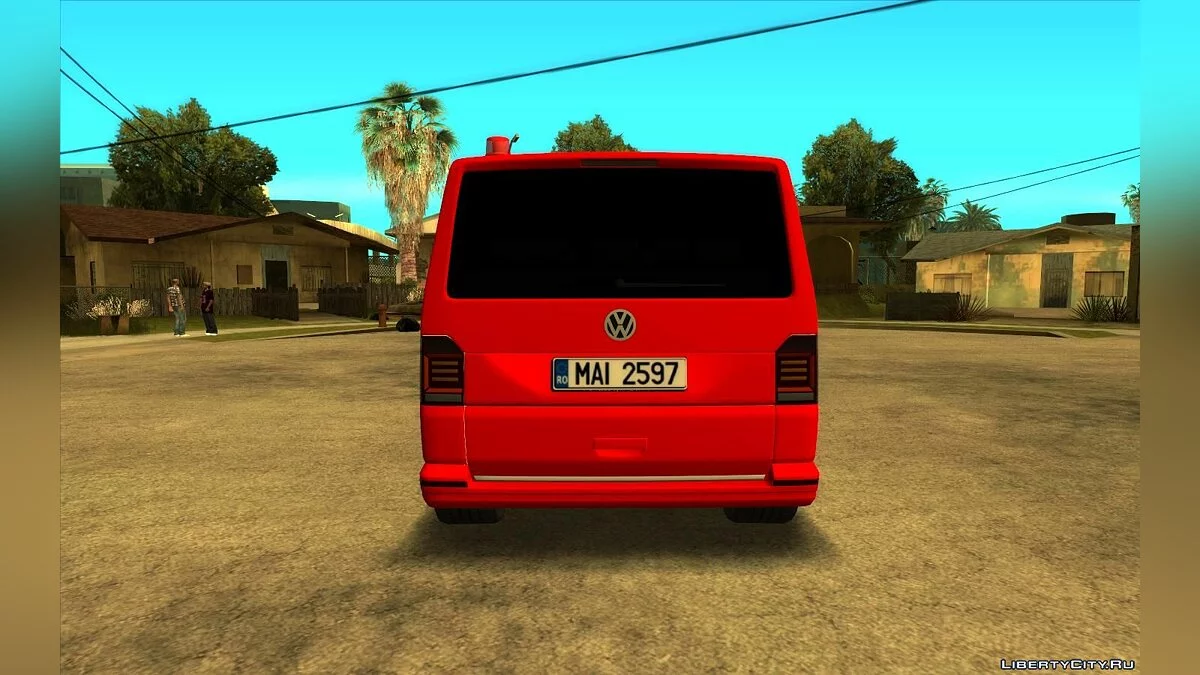 Volkswagen Transporter T6 Пожежники / GTA San Andreas