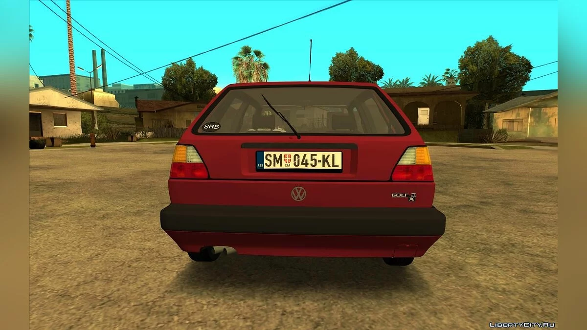 Volkswagen Golf Mk2 1990 року / GTA San Andreas