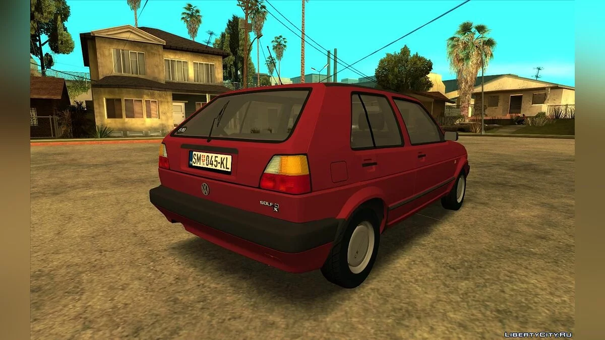 Volkswagen Golf Mk2 1990 року / GTA San Andreas