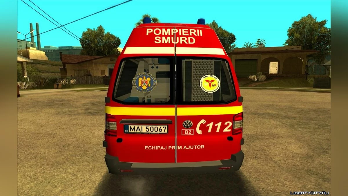 Volkswagen T5 Emergency Services / GTA San Andreas