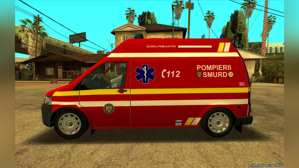 Volkswagen T5 Emergency Services / GTA San Andreas