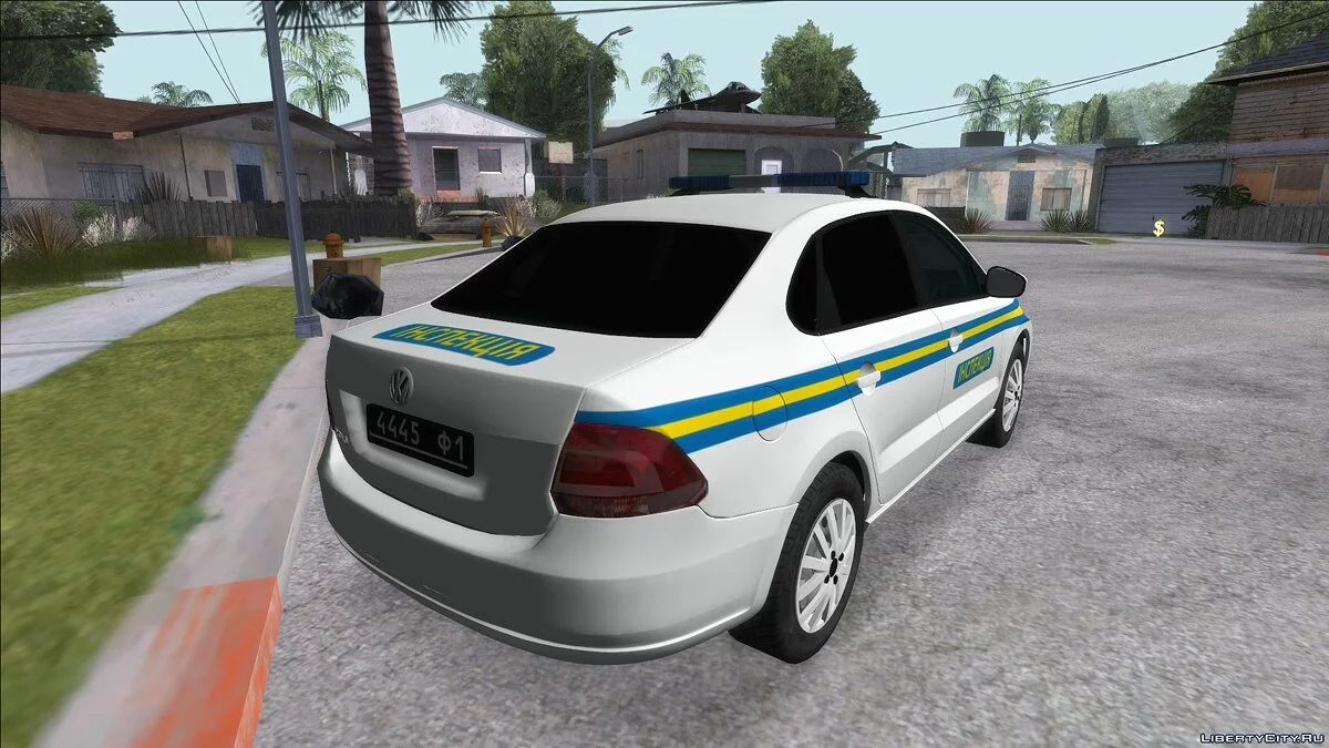 Volkswagen Polo Militärische Autoinspektion der Ukraine / GTA San Andreas