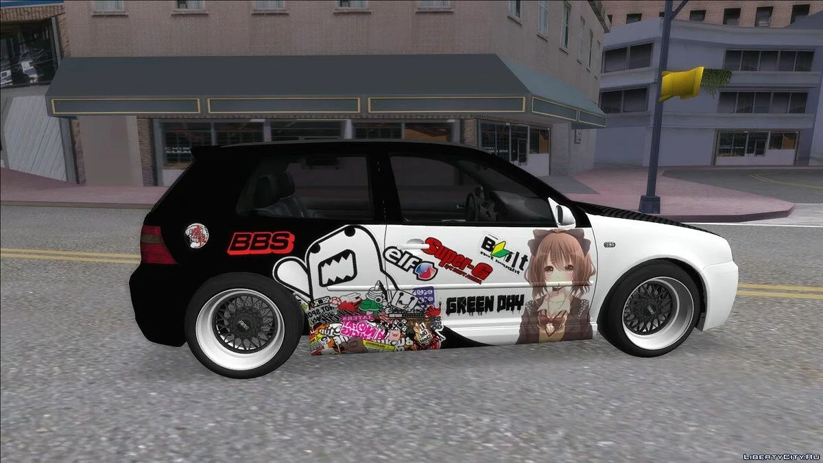 Volkswagen Golf R32 JDM Itasha / GTA San Andreas