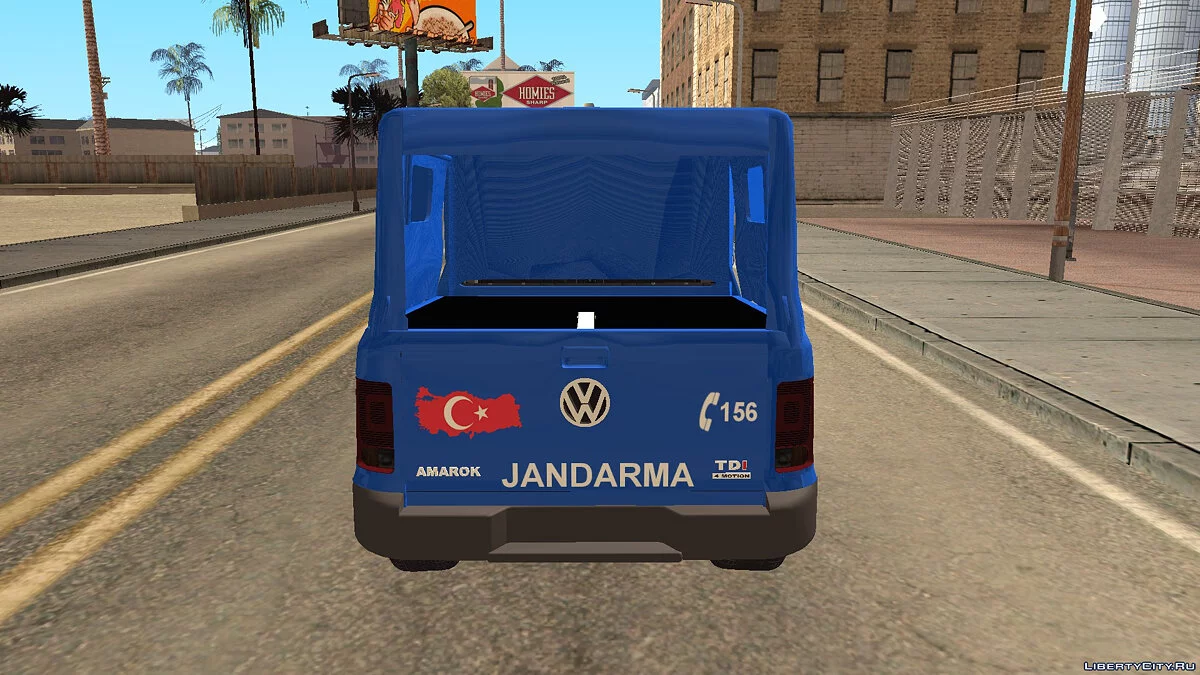 Véhicule de la gendarmerie turque Volkswagen Amarok / GTA San Andreas