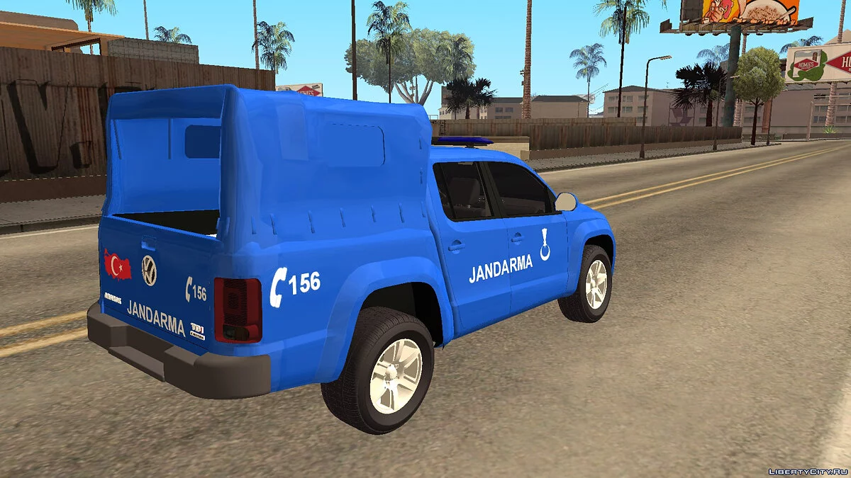 Véhicule de la gendarmerie turque Volkswagen Amarok / GTA San Andreas