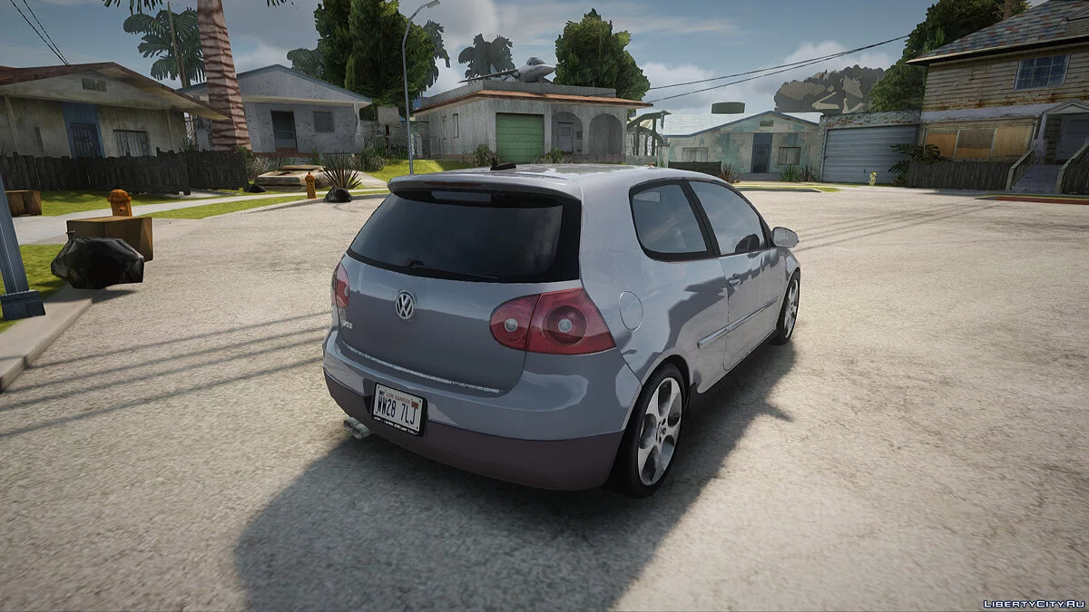Volkswagen Golf Mk5 GTi Tunable PJ + тюнінг / GTA San Andreas