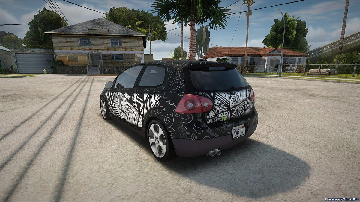 Volkswagen Golf Mk5 GTi Tunable PJ + тюнінг / GTA San Andreas