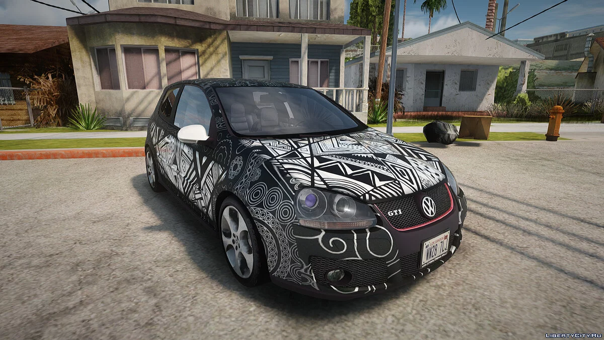 Volkswagen Golf Mk5 GTi Tunable PJ + тюнінг / GTA San Andreas