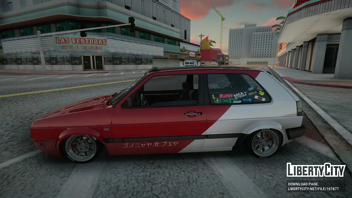 Volkswagen GOLF MK2 Japón / GTA San Andreas