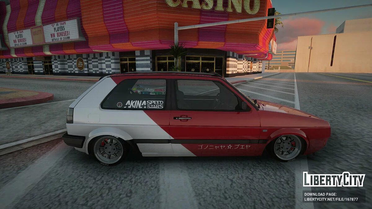 Volkswagen GOLF MK2 Japón / GTA San Andreas