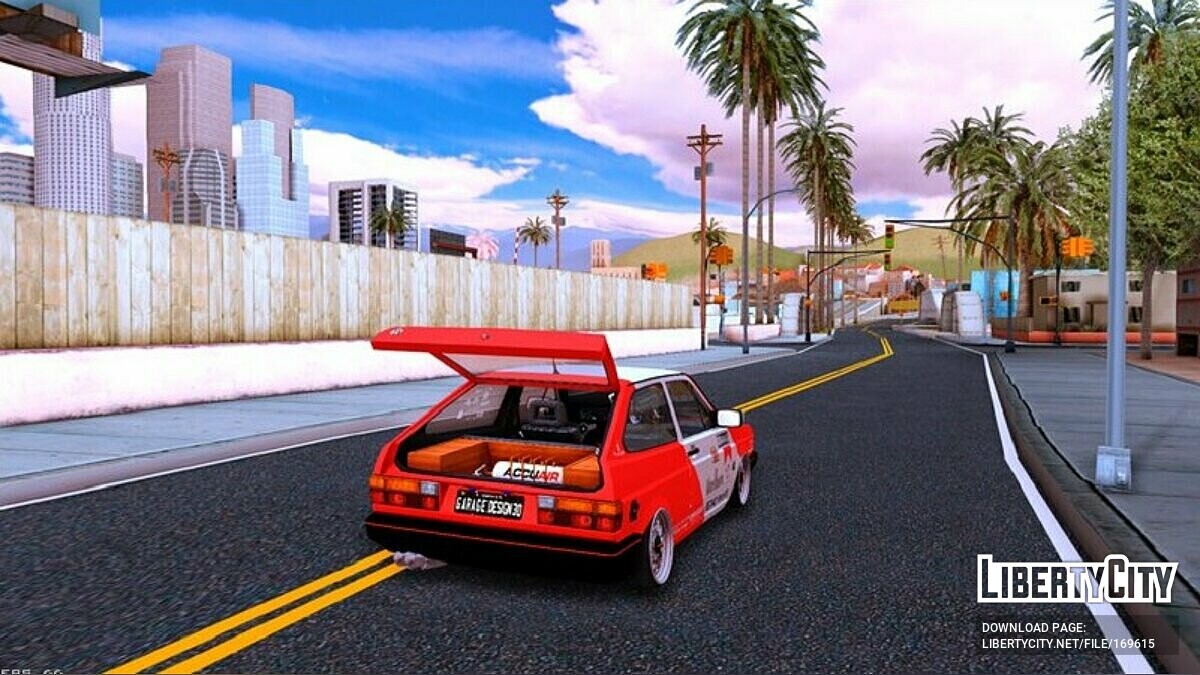 Volkswagen Gol Quadrado Marlboro para GTA San Andreas