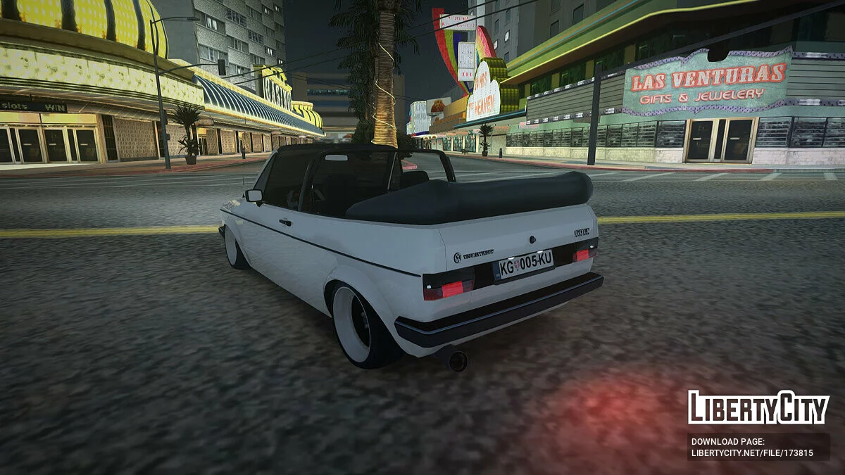 Volkswagen Golf 1 Cabrio VR6 / GTA San Andreas