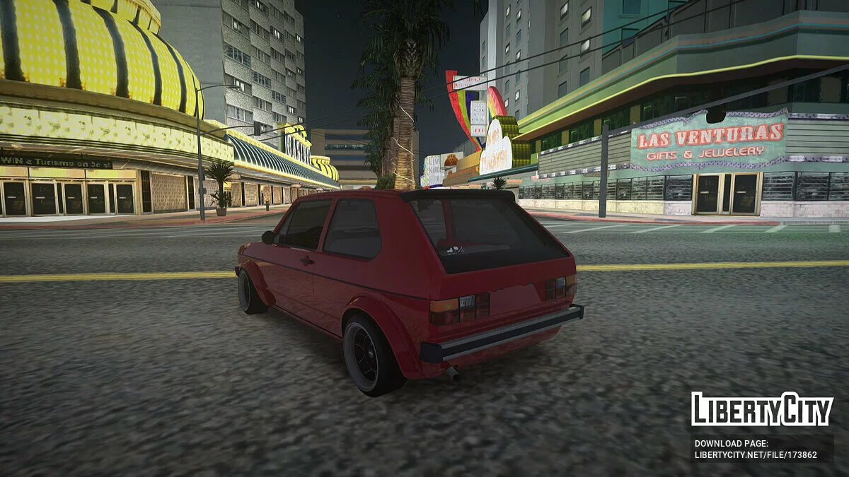 Volkswagen Golf Mk1 GTI Stance / GTA San Andreas