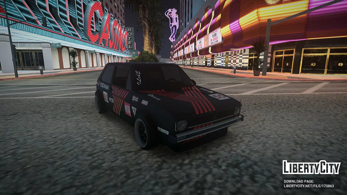 Volkswagen Golf Mk1 GTI / GTA San Andreas