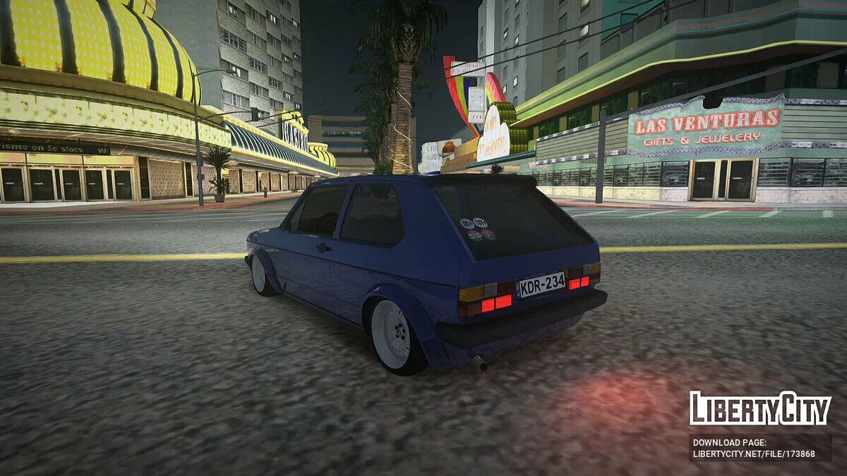 Volkswagen Golf Mk1 / GTA San Andreas