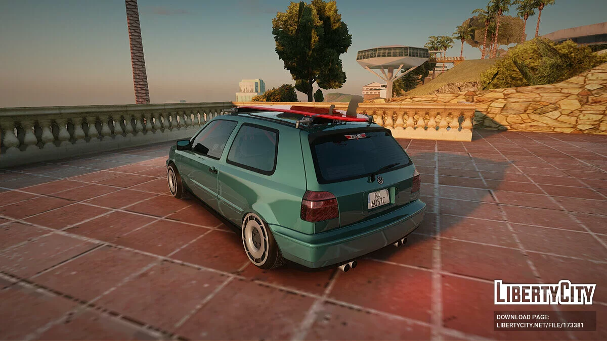 Volkswagen Golf Mk3 Гавайський Стиль / GTA San Andreas