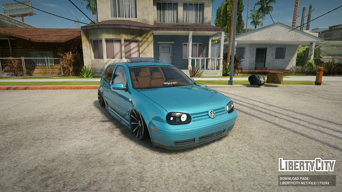 Скачать Volkswagen Golf для Gta San Andreas 