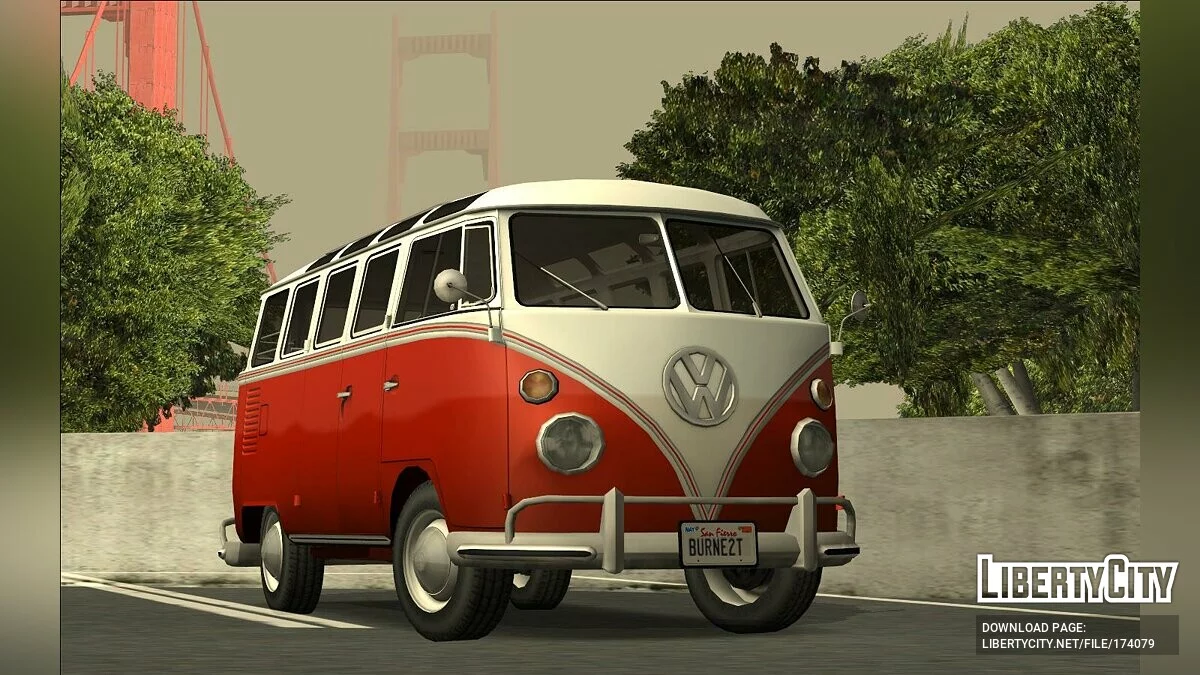 Volkswagen Station Wagon De Luxe '63 / GTA San Andreas