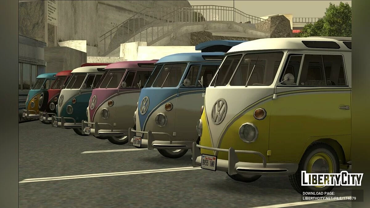 Volkswagen Station Wagon De Luxe '63 / GTA San Andreas