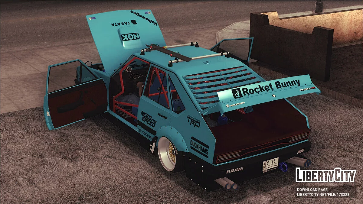 1987 Volkswagen Passat Pointer TRD Iraque Rocket Bunny / GTA San Andreas
