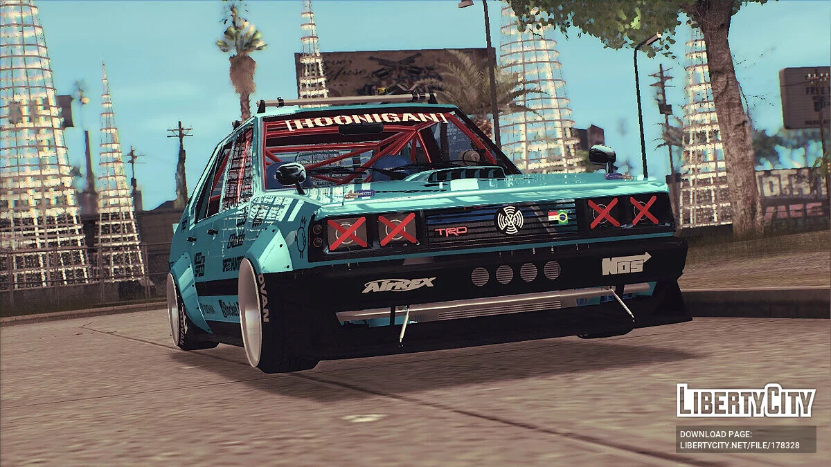 1987 Volkswagen Passat Pointer TRD Iraque Rocket Bunny / GTA San Andreas