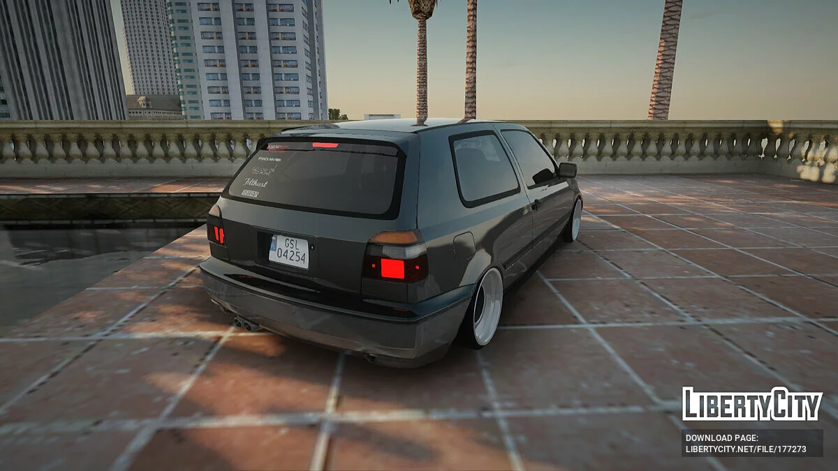 Volkswagen Golf 3 Stanced / GTA San Andreas