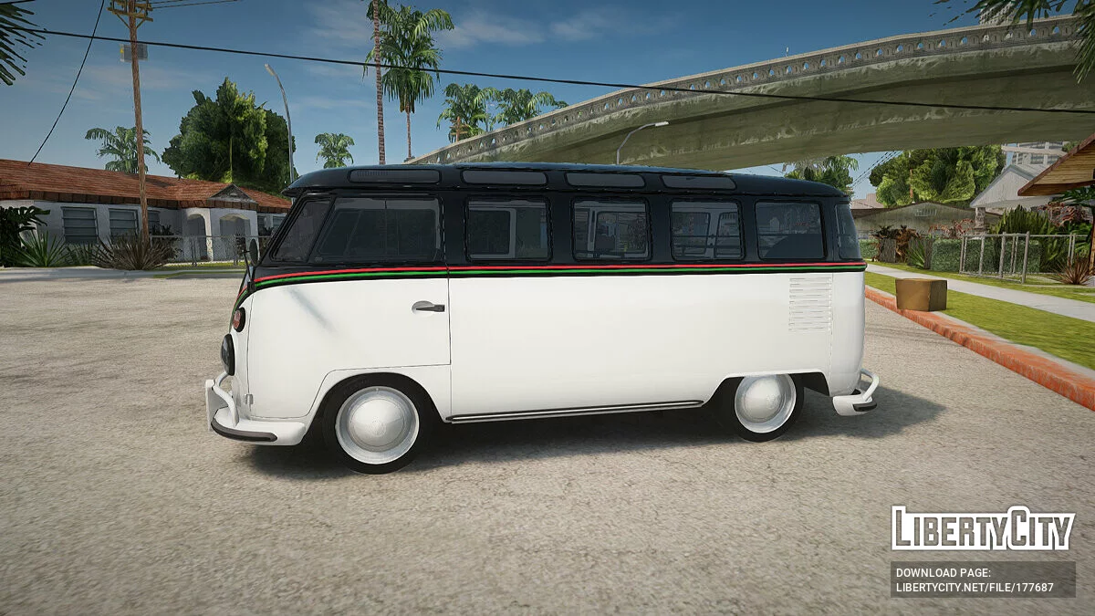 Volkswagen T1 Station Wagon De Luxe Type2 1963 / GTA San Andreas