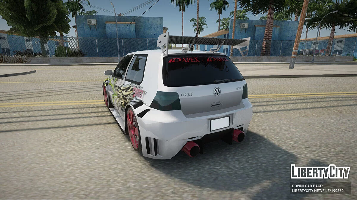Volkswagen Golf GTI Light Tuning / GTA San Andreas