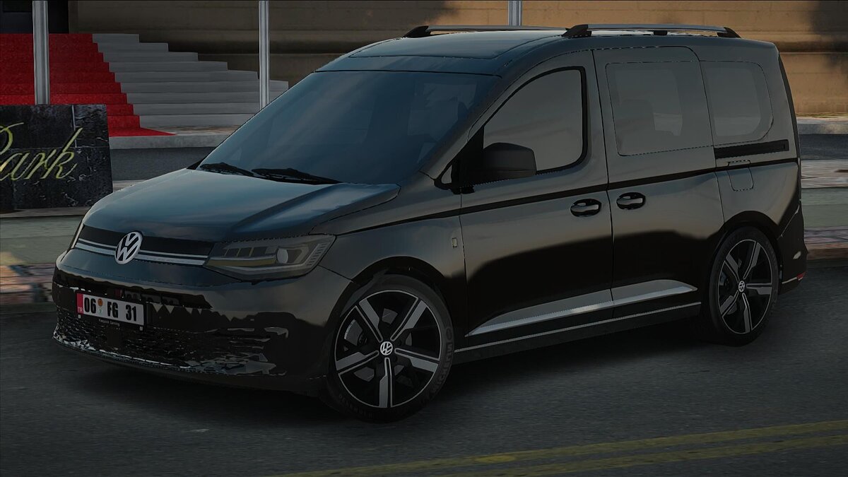 VW Caddy с тонировкой