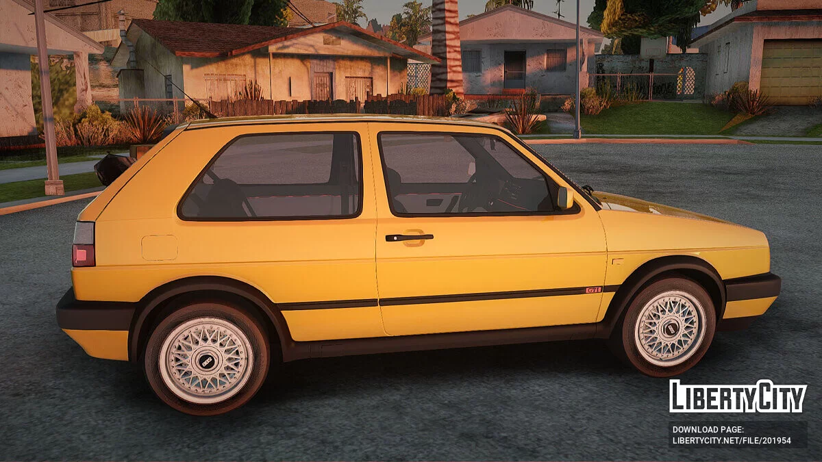 Volkswagen Golf 2 GTI Transit Plates / GTA San Andreas