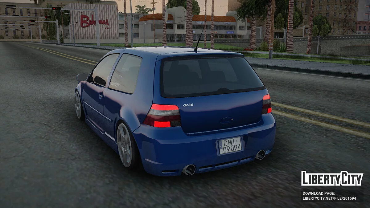 Volkswagen Golf 4 R36 / GTA San Andreas