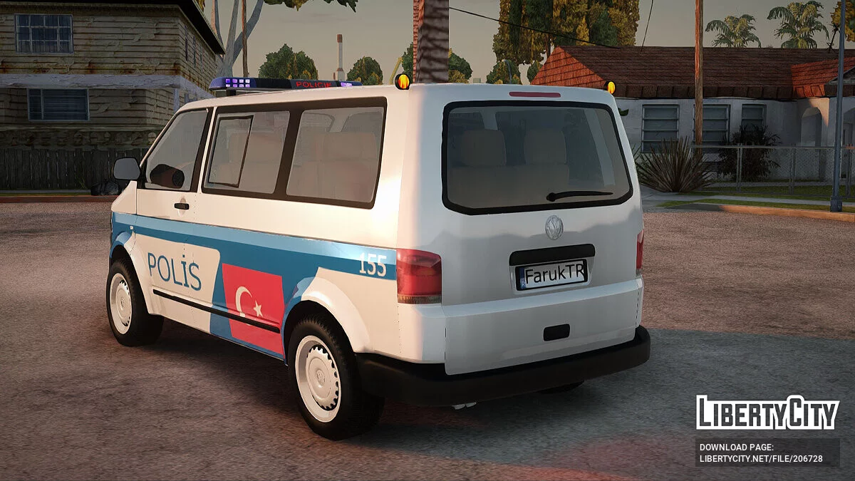 Volkswagen Transporter Türk Polisi / GTA San Andreas