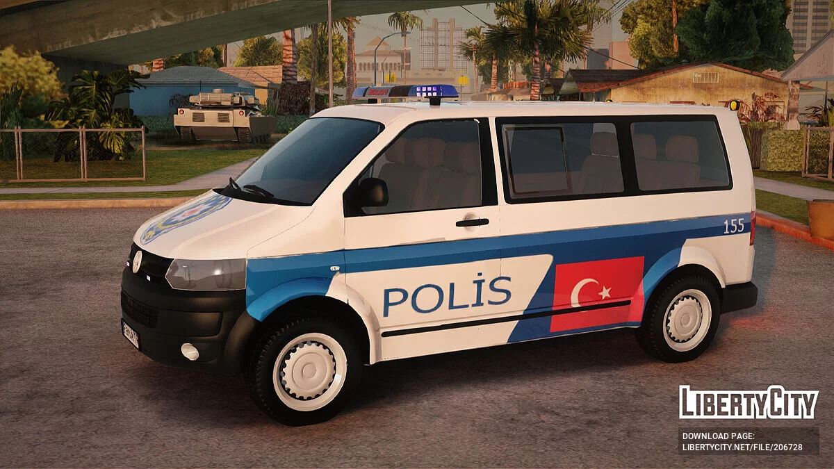 Volkswagen Transporter Türk Polisi / GTA San Andreas