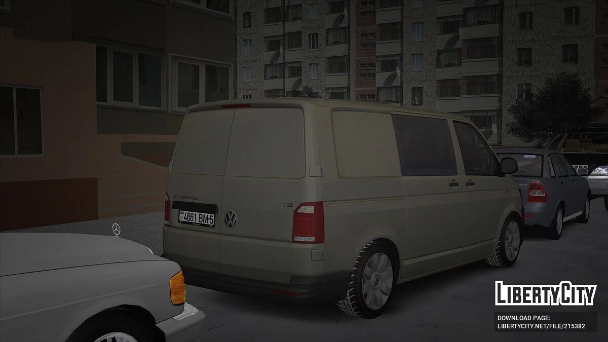 Volkswagen Transporter T6 2017 / GTA San Andreas