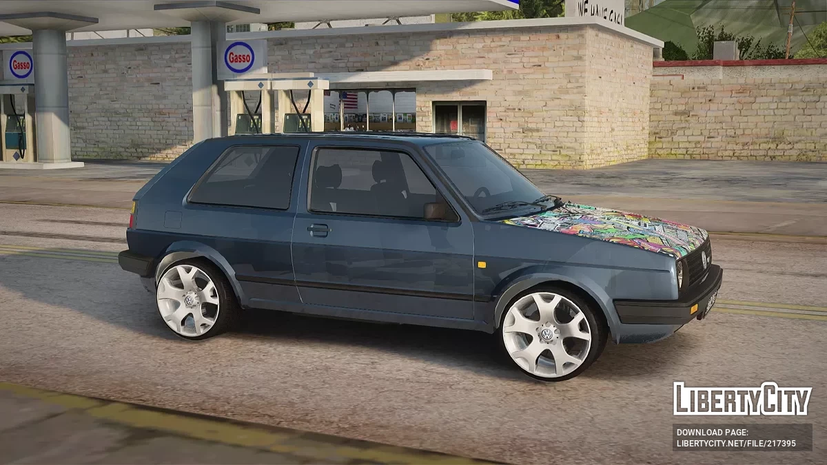 Volkswagen Golf Mk2 / GTA San Andreas