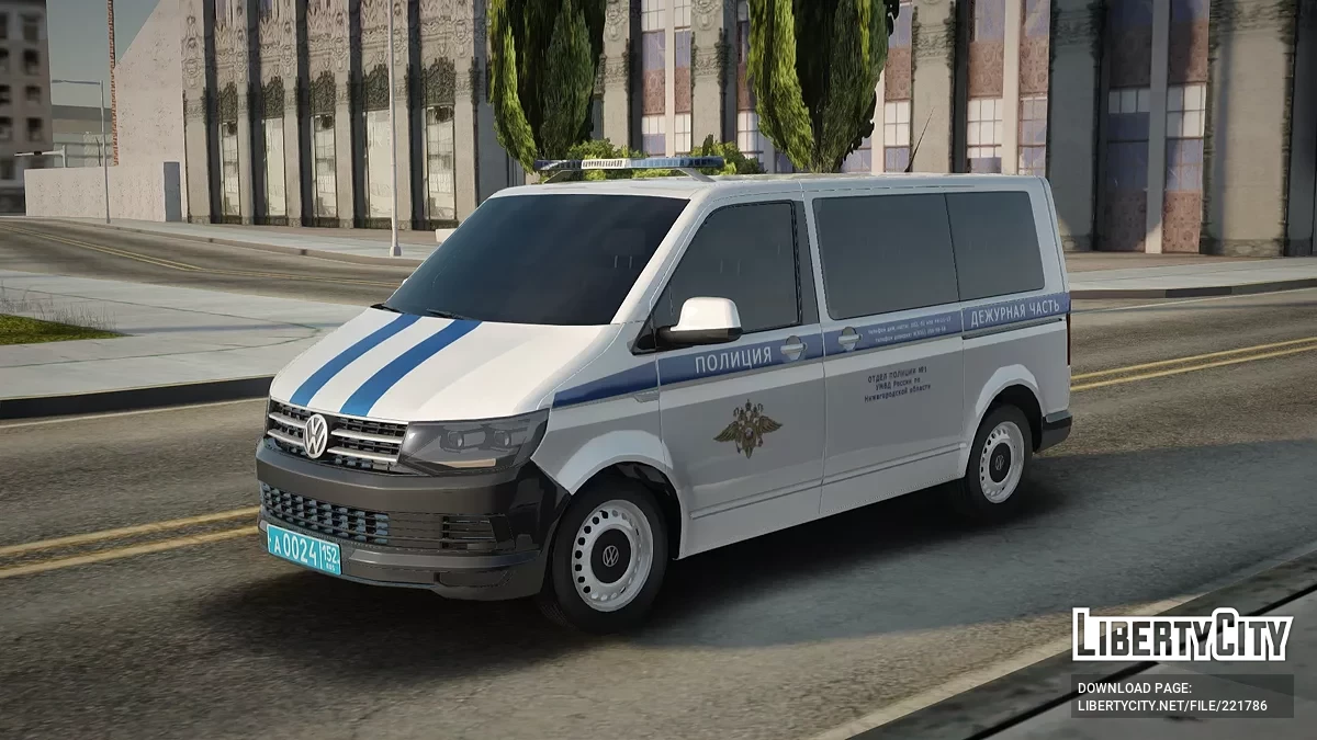Volkswagen Multivan Policía / GTA San Andreas