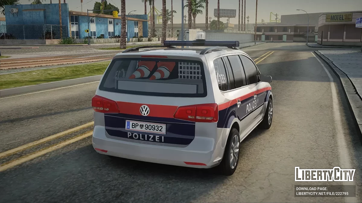 Volkswagen Touran 2010 Polizei autrichienne / GTA San Andreas