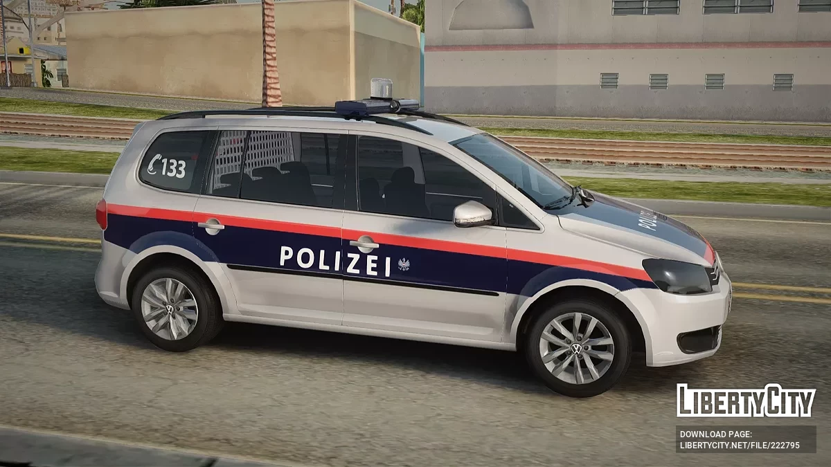 Volkswagen Touran 2010 Polizei autrichienne / GTA San Andreas