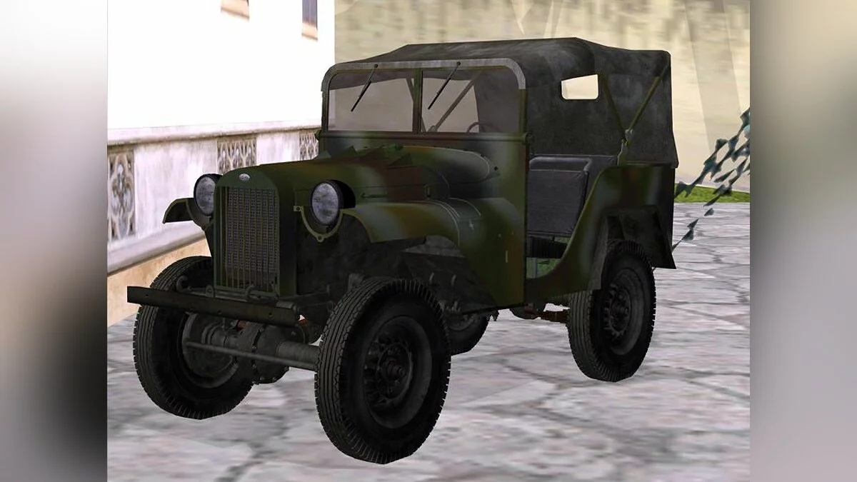 ГАЗ-64 + 45мм полковая пушка 53-К / GTA San Andreas