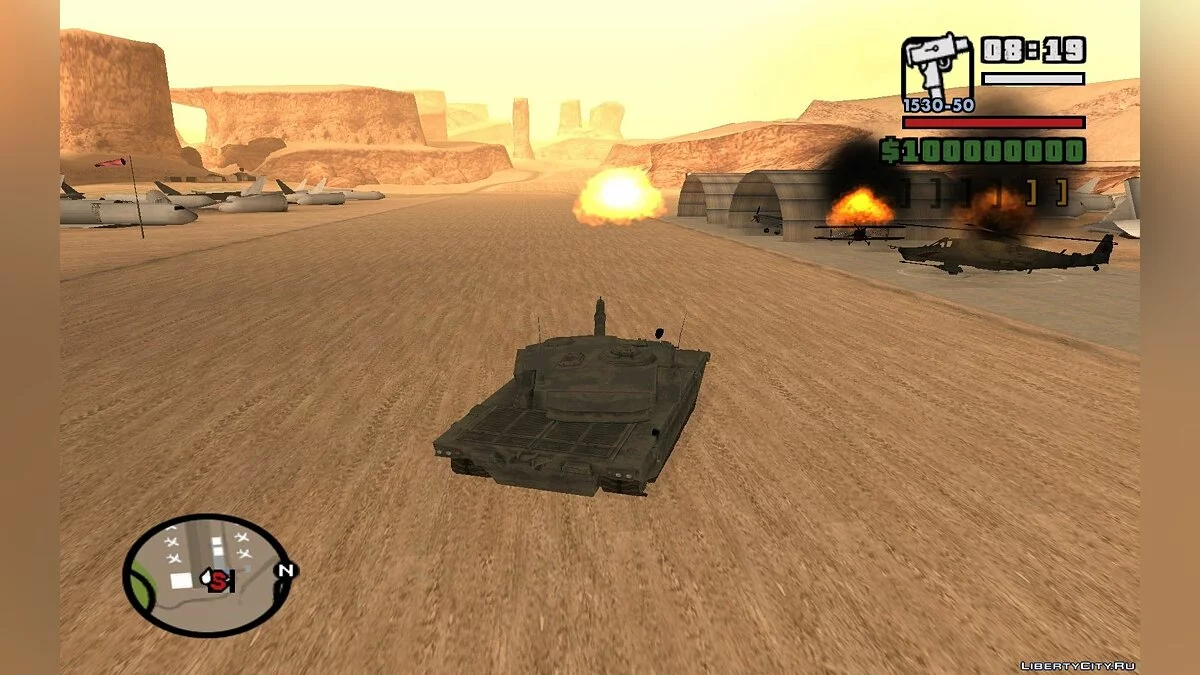 KA50 et char de WarFace / GTA San Andreas