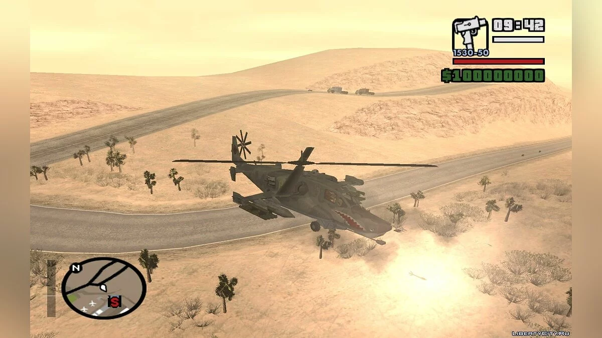 KA50 et char de WarFace / GTA San Andreas