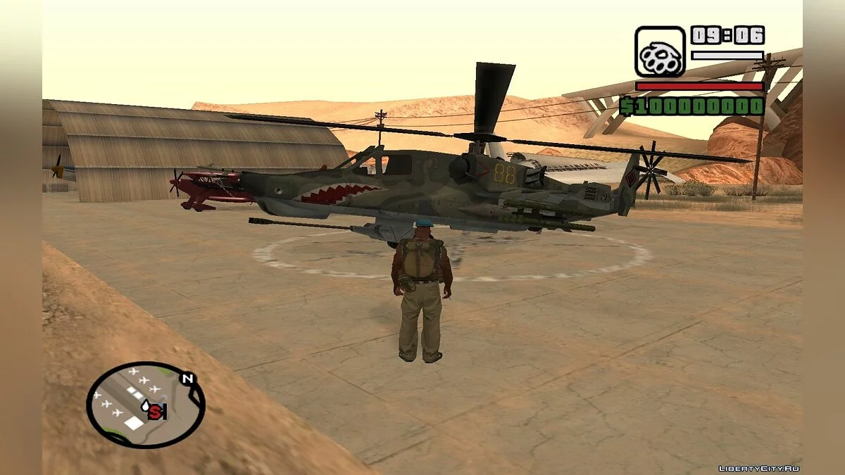 KA50 et char de WarFace / GTA San Andreas