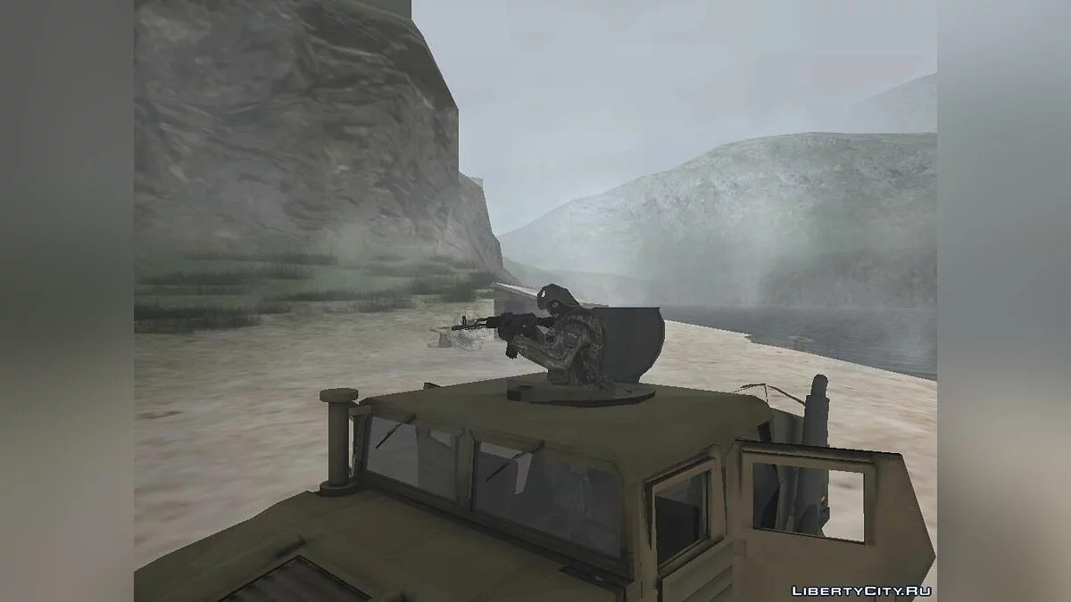 HMMWV from Battlefield 2 Fix Version [IVF, APP, VSA] / GTA San Andreas