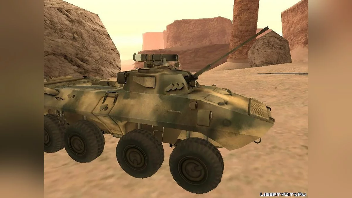 БТР-90 из Battlefield 2 / GTA San Andreas